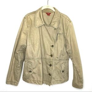 Sundance Cotton Distressed utility jacket